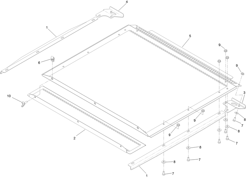 Hopper Screen Assembly No 109 0717