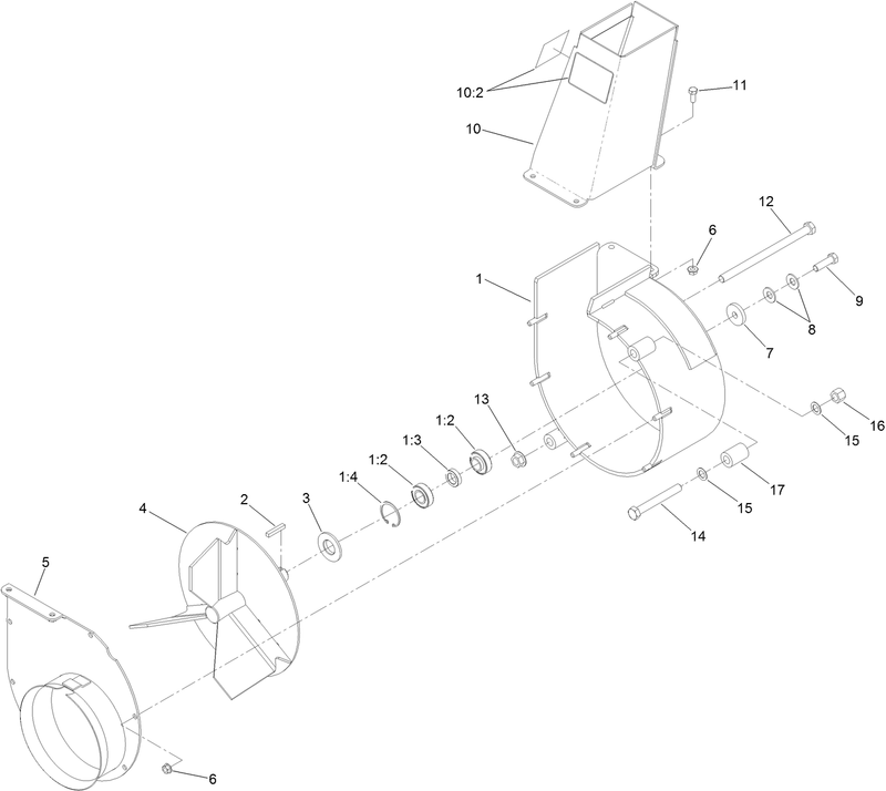 Blower Assembly No 116 9649