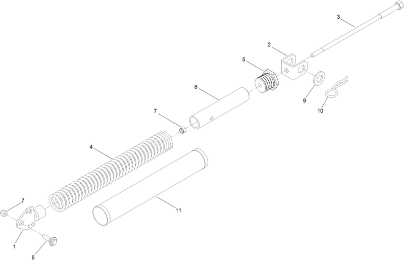 Lift Assist Spring Assembly No 116 7851
