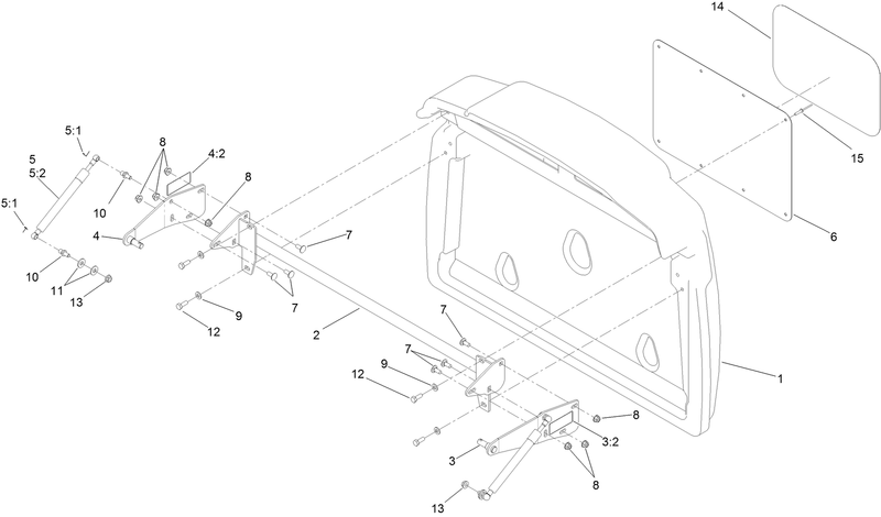 Hopper Door Assembly No 130 2875