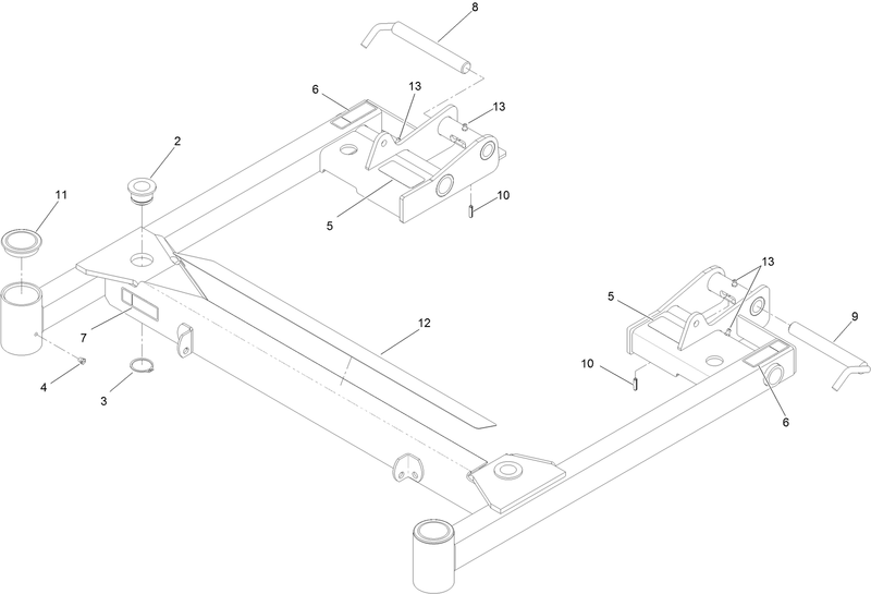 Deck Support WDecals Assembly No 103 9480