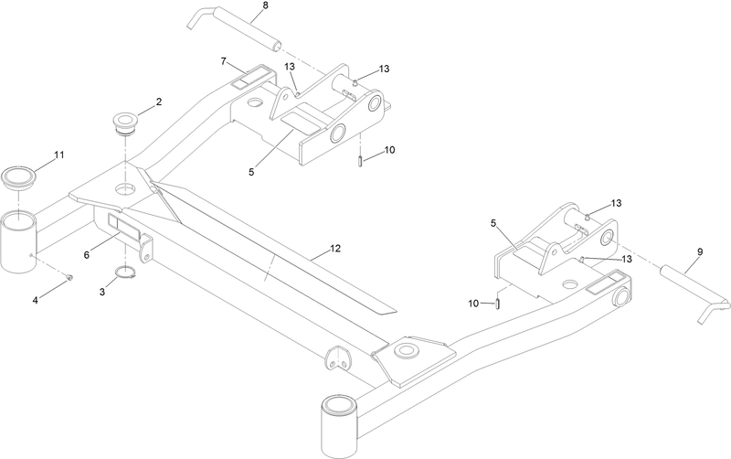 Deck Support WDecals Assembly No 103 9481
