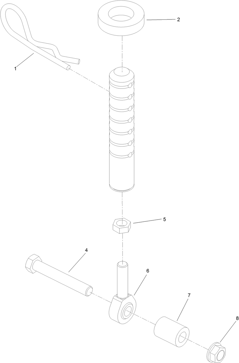 Rear Deck Height Adjustment Assembly No 109 0322