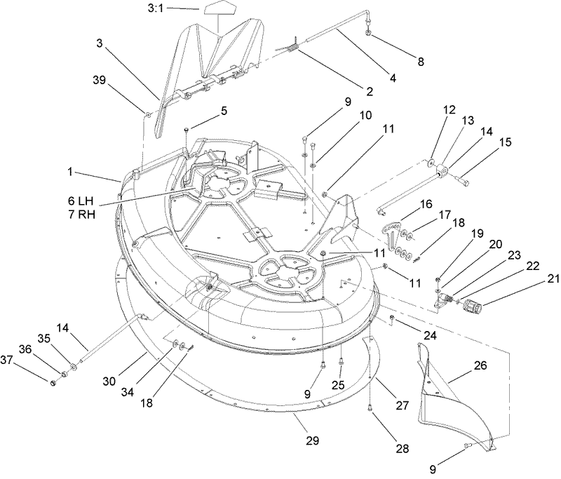42 Inch Deck Assembly
