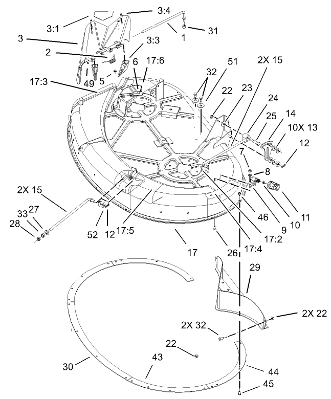 42in Deck Assembly