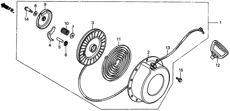 RECOIL STARTER (HS522)