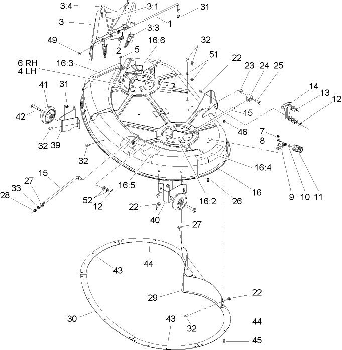 42in Deck Assembly