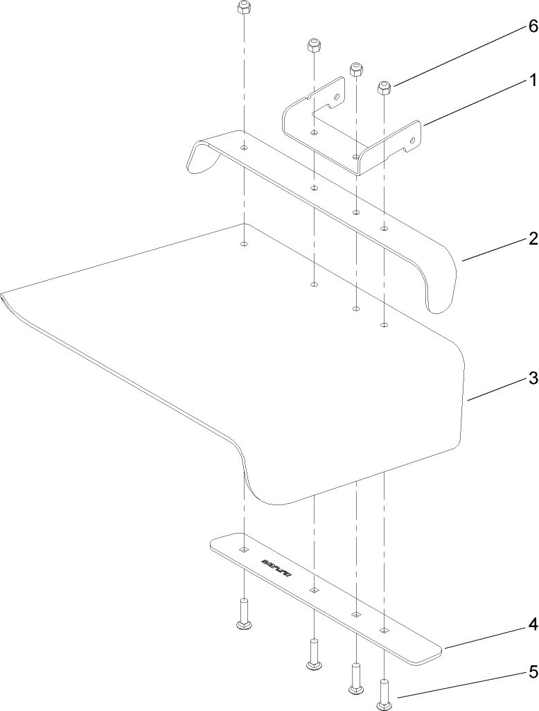 Deflector Assembly No 108 8591