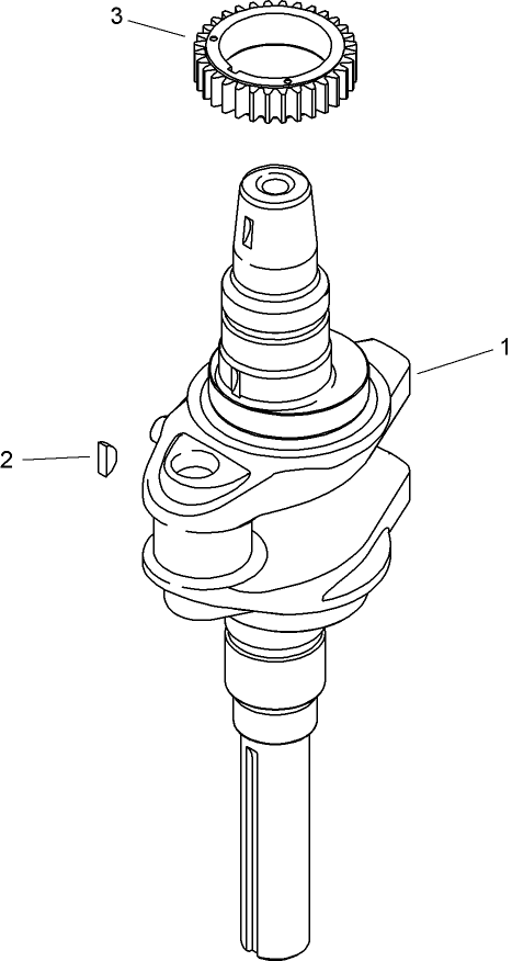 Crankshaft Assembly Kohler SV590 0019