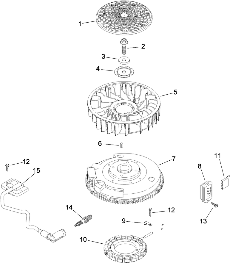 Ignition and Electrical Assembly Kohler SV590 0212