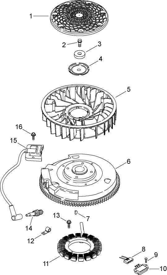 Ignition and Electrical Assembly Kohler SV720 0029