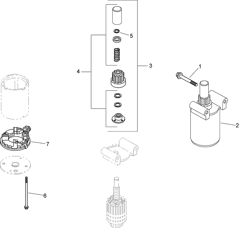 Starter Assembly Kohler SV720 0029