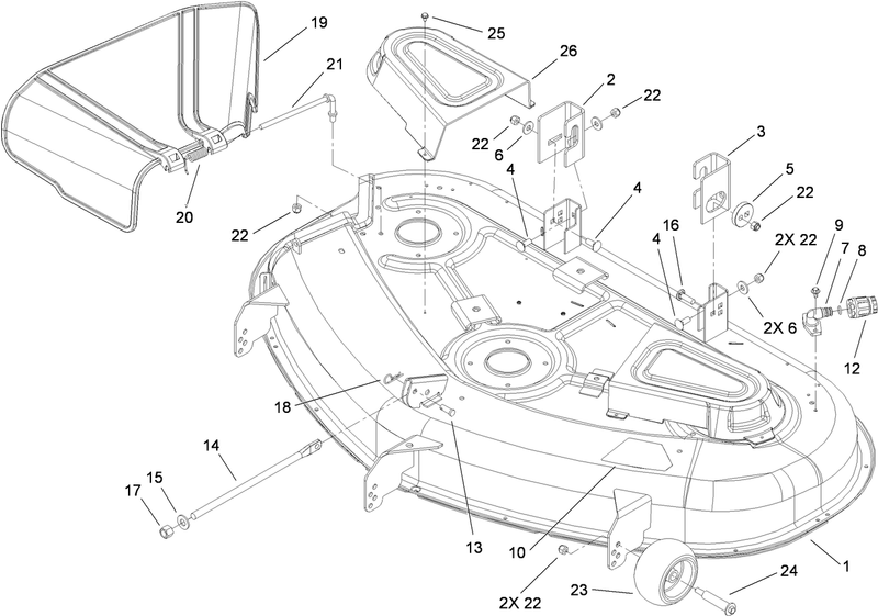 50 Inch Deck Assembly