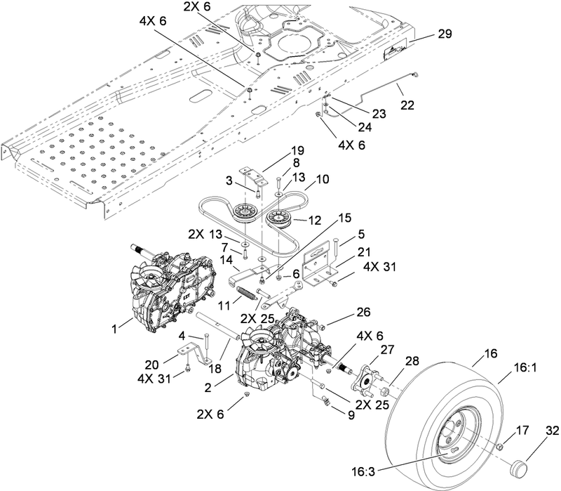 Hydro Drive Assembly