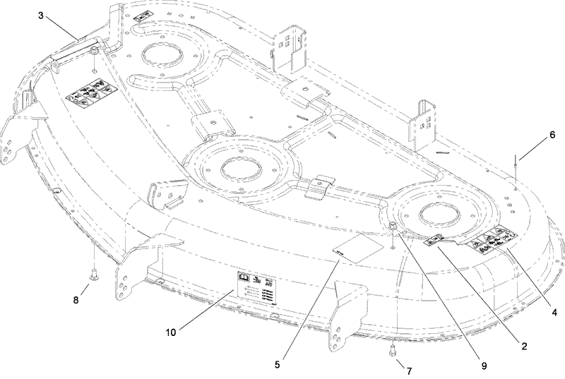 50 Inch Deck Assembly No 117 1291