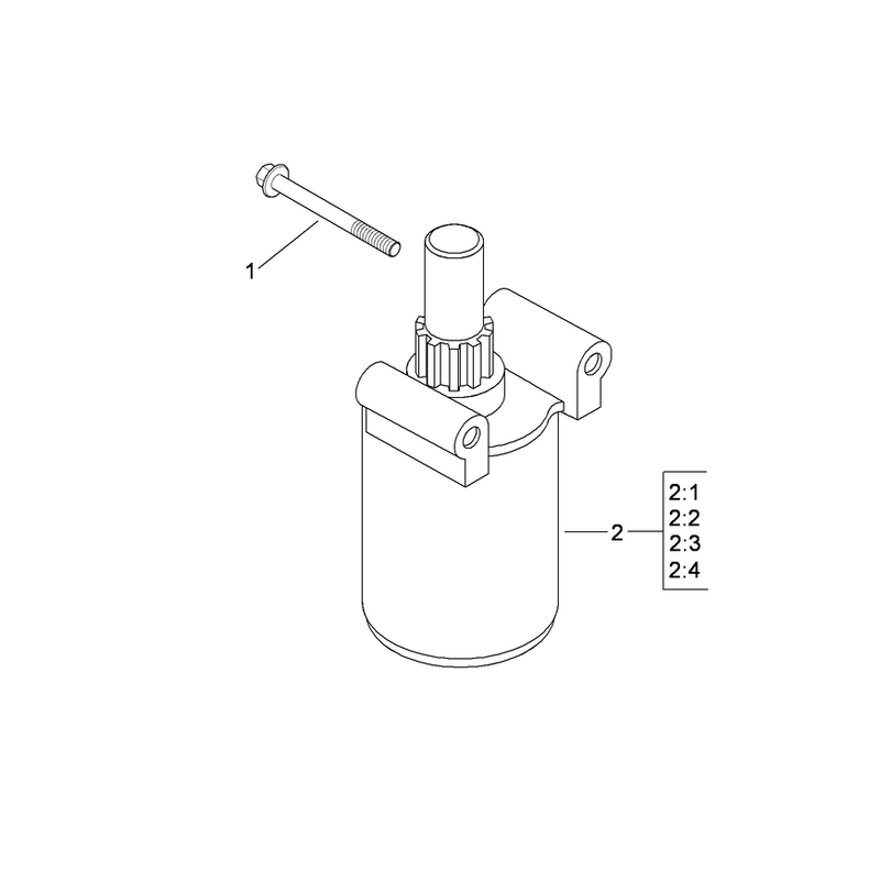 Starter Assembly Kohler SV720 0039