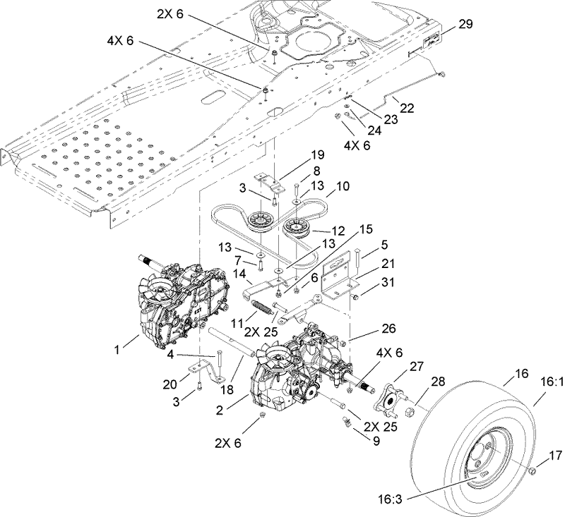 Hydro Drive Assembly