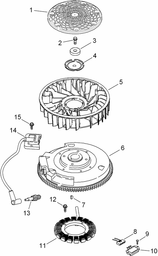 Ignition and Electrical Assembly Kohler SV730 0025