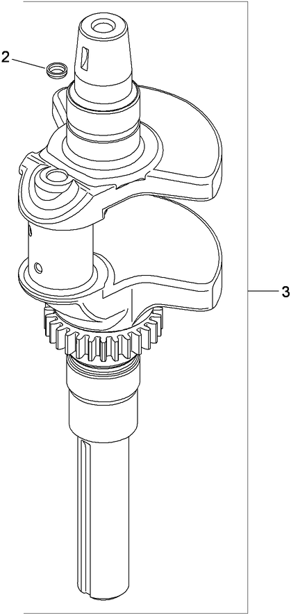 Crankshaft Assembly Kohler SV730 0029