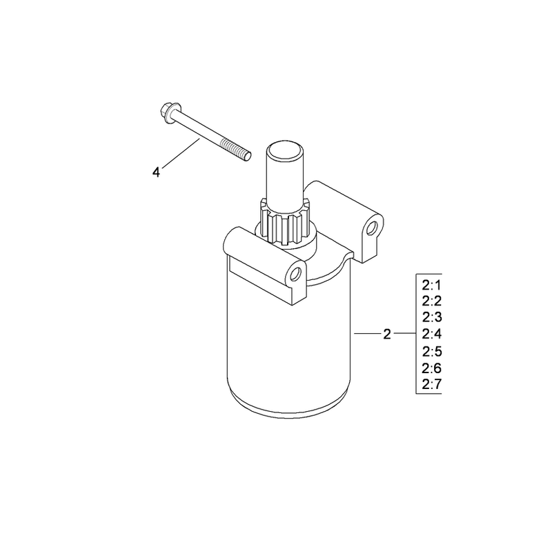 Starter Assembly Kohler SV730 0029