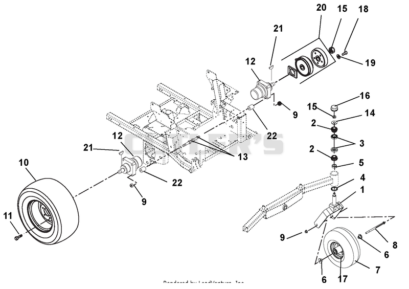 Wheel Motors, Tires, Brakes And Front Forks
