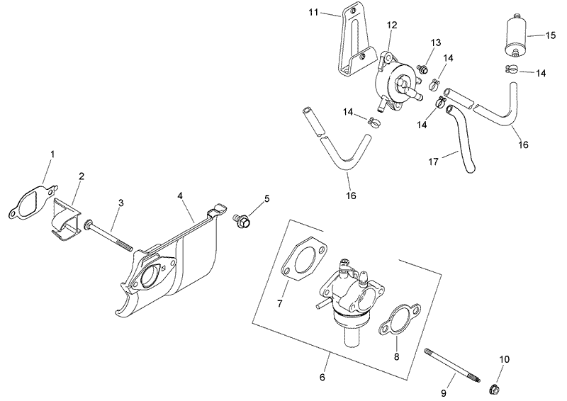 Fuel System Assembly Kohler SV590 0023