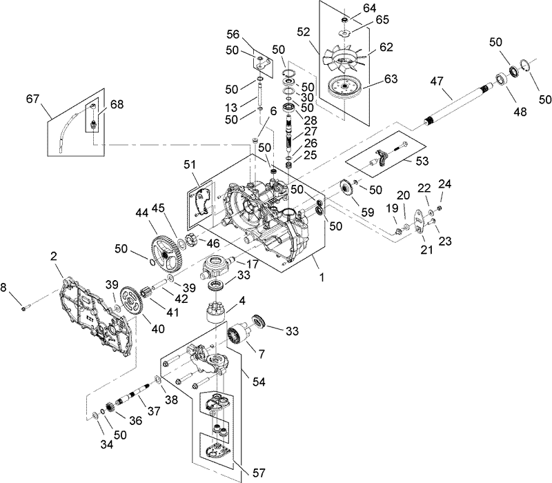 LH Hydro Assembly No 110 6770