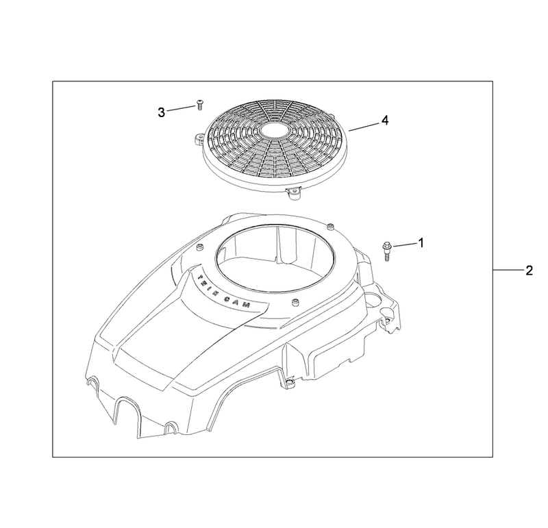 Blower Housing Assembly Kohler SV590 0213