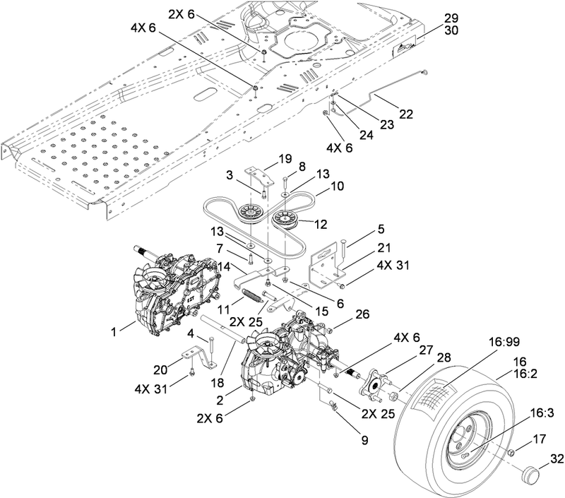 Hydro Drive Assembly
