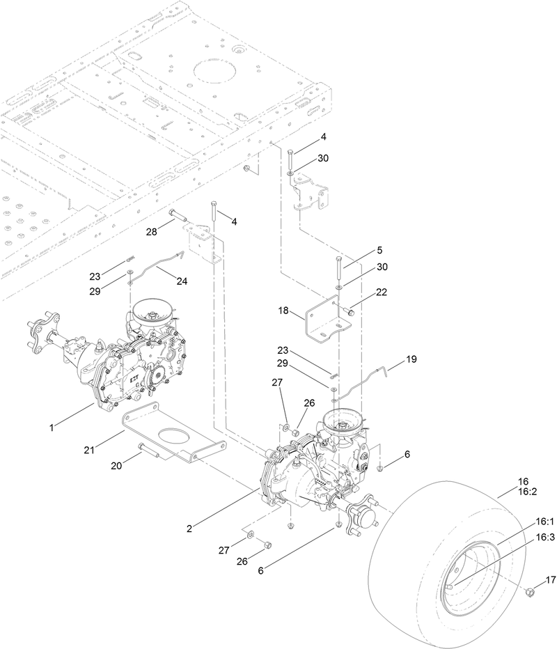 Hydro Transaxle Assembly