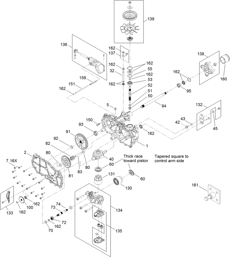 Right Hand Hydro Transaxle Assembly No 119 3331