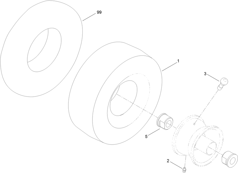 Caster Wheel Assembly No 120 5515