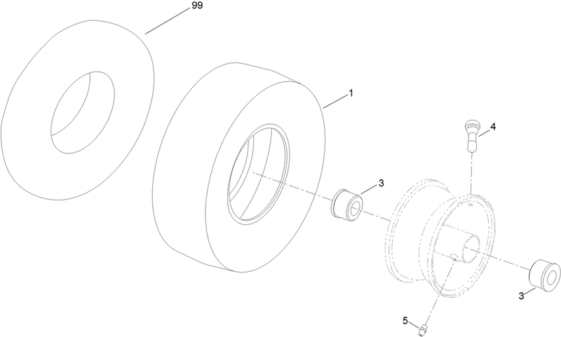Caster Wheel Assembly No 130 0736