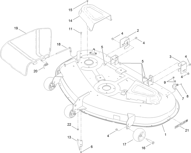 50 Inch Deck Assembly