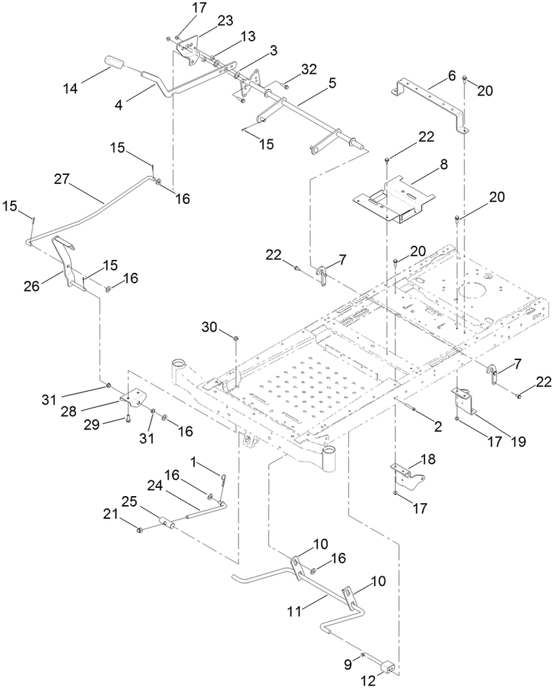 Deck Lift Assembly