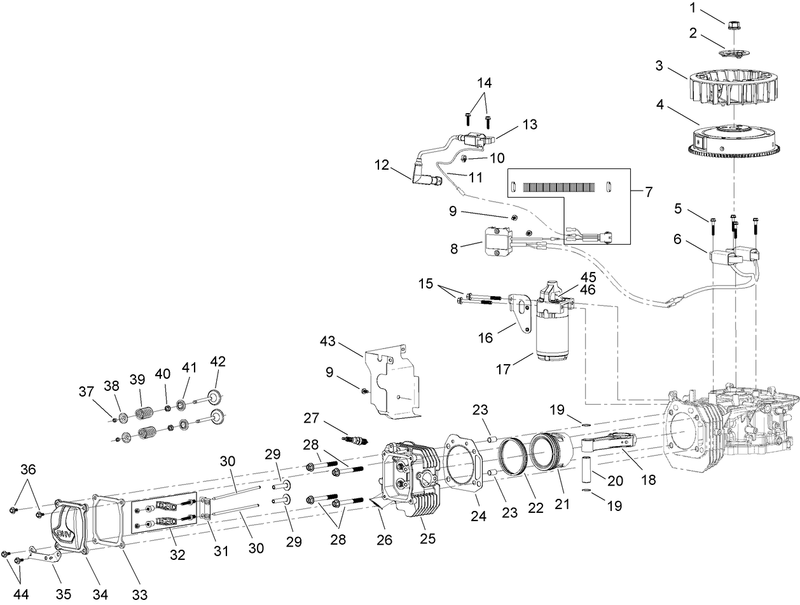 No 2 Engine Assembly No 120 4380