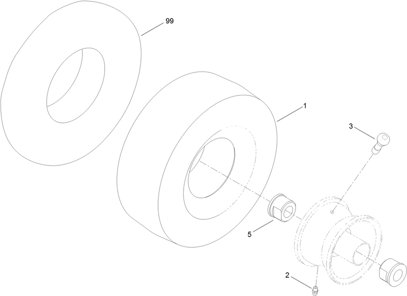 Caster Wheel Assembly No 120 5515
