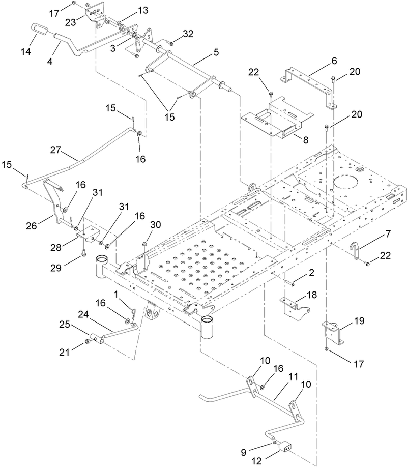 Deck Lift Assembly