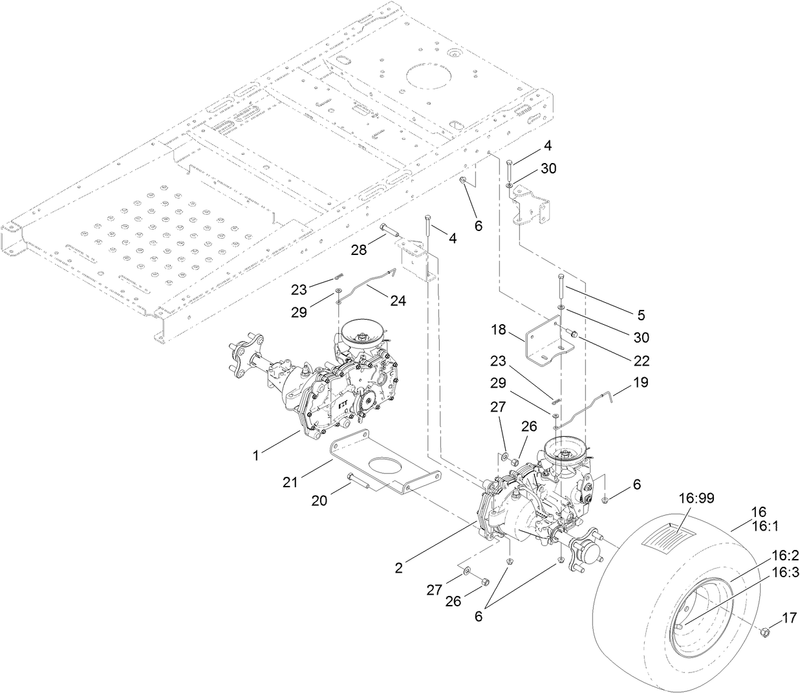 Hydro Transaxle Assembly