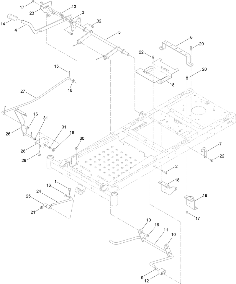 Deck Lift Assembly