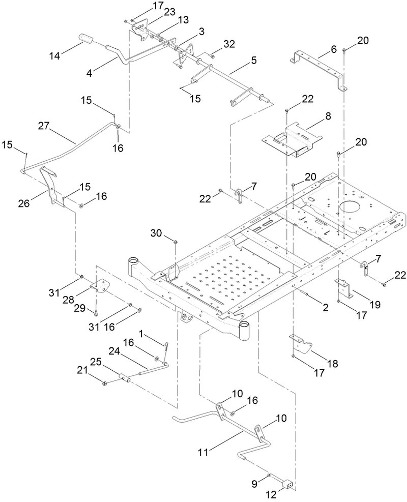 Deck Lift Assembly