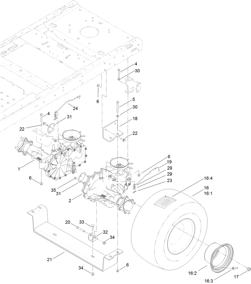 Hydro Transaxle Assembly