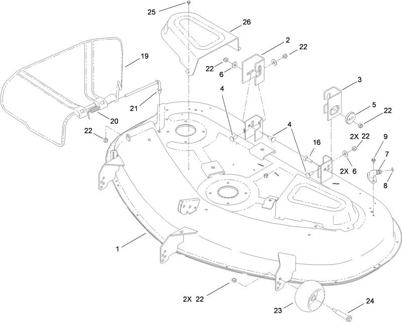 50 Inch Deck Assembly