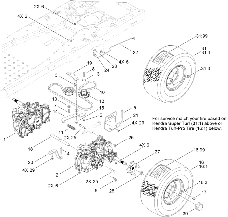 Hydro Traction Drive Assembly