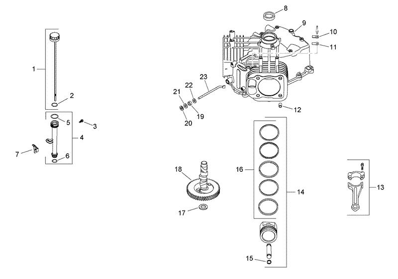 Crankscase Assembly Kohler SV720 0030