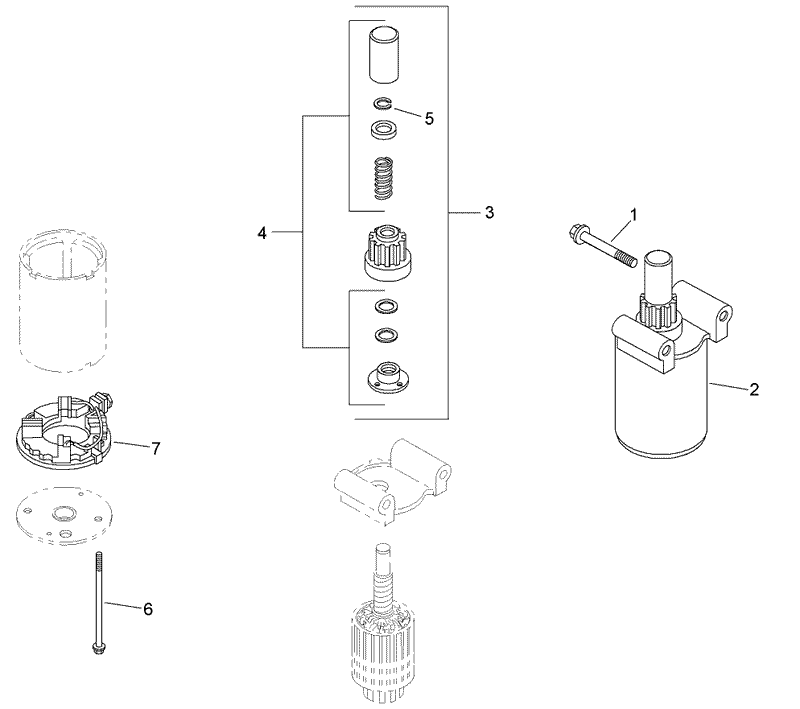 Starter Assembly Kohler SV720 0030