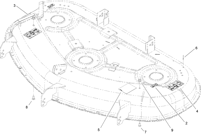 50 Inch Deck Assembly No 110 6790