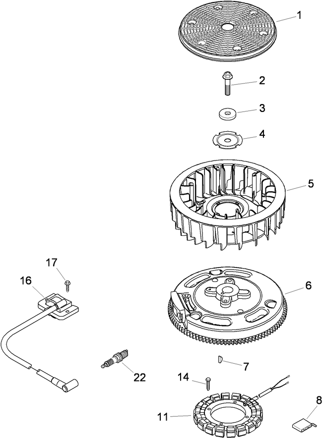 Ignition and Electrical Assembly Kohler SV720 0040