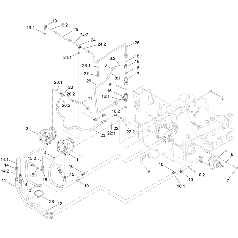Traction Hydraulic Assembly