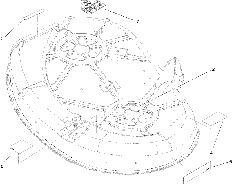 42in Deck Assembly No 110 1890